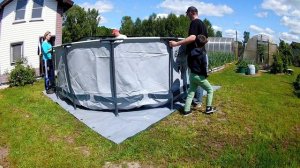 Как собрать каркачный бассейн Bestway?