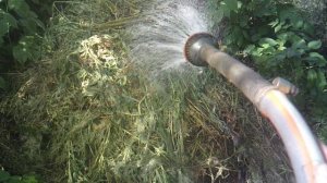 Орошение пополненного компоста