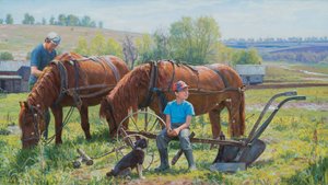 На своей земле. Художник Андрей Дареев.