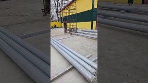 Простой способ поднять трубу без крана. Рискованно! Не