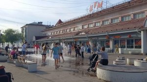 Фонтан у ЦУМа, Вологда, 28 мая 2024 года