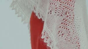 Красивая и нежная оренбургская паутинка из натурального козьего пуха - Оренбургшаль