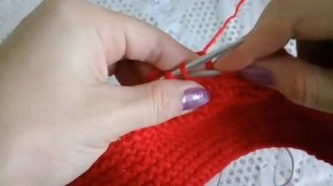 СЛЕДКИ ПЛАТОЧНОЙ ВЯЗКОЙ НА ДВУХ СПИЦАХ