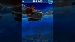 Sonic Dash - 460 402 очков как Соник (множитель x15)