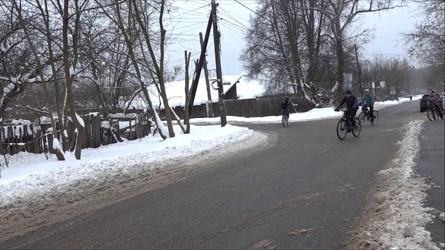 Зимний велосипедный маршрут от Пушкино до Москвы с Ве?