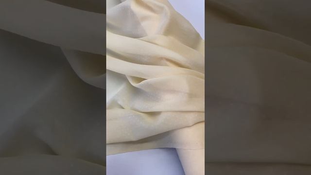 Шелковый шифон с жаккардовым узором мелкий горошек в ? смотреть онлайн