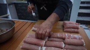 Необычный рецепт приготовления барбекю (шашлыка) на мангале. Рецепт от Жоржа