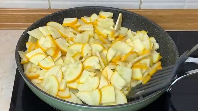 Быстрая Запеканка из Кабачков на сковороде Вкусно Полезно Просто Кабачки и Яйца Жареные кабачки