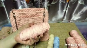 Сумочка для дочери из полиэфирного шнура.