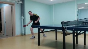 Первая тренировка Емельянова Александра (RTTF: 201) с роботом H600 PRO.