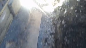 Септик, пилим бетонные кольца.