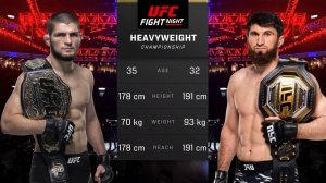 Хабиб Нурмагомедов против Магомеда Анкалаева Полный бой - UFC 5