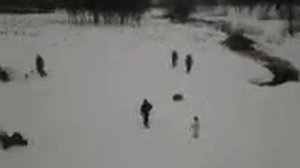 падение с ватрушки