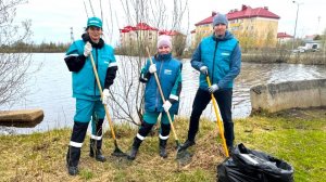 В Нижневартовске облагородили озеро в старой части города