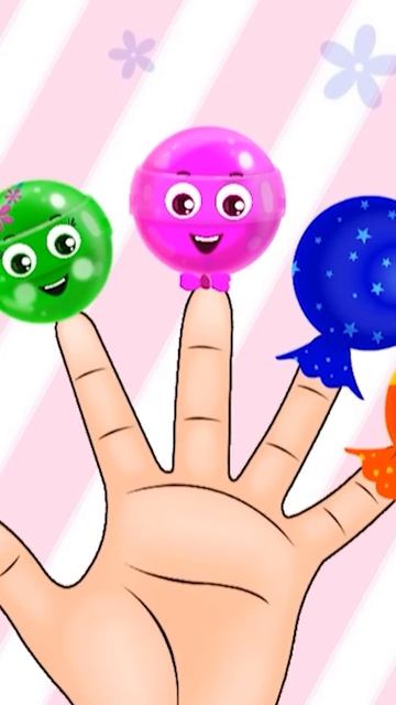 Леденец Палец Семья Песня | Песня для малышей #shorts #nursery