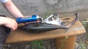 Глушитель саксофон Китай Honda dio AF 34