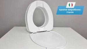 Насадка на унітаз «King» 10 см із кришкою KING-10L-00