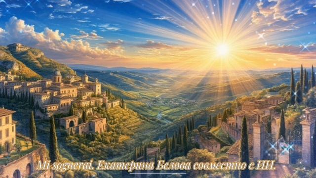 Красивая песня "Mi sognerai". Екатерина Белова совместно с И