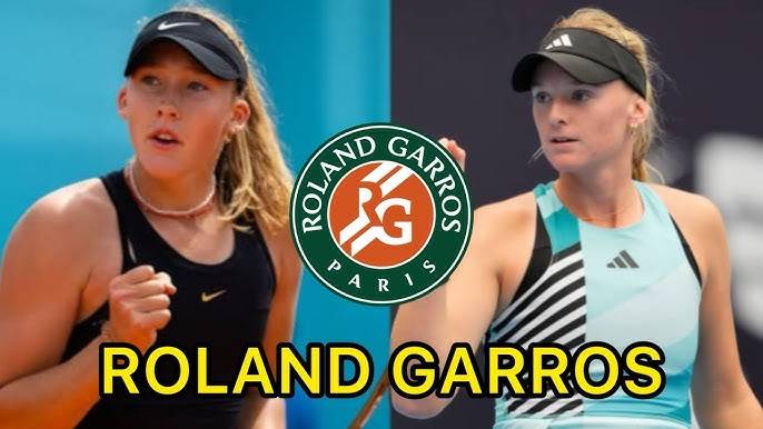 29.05.25. Мирра Андреева - Эшлин Крюгер. WTA Roland Garros. Mirra Andreeva - Ashlyn Krueger