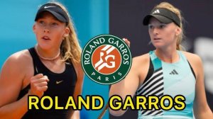 29.05.25. Мирра Андреева - Эшлин Крюгер. WTA Roland Garros. Mirra Andreeva - Ashlyn Krueger