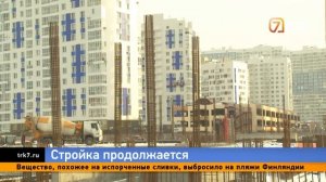 В Красноярске достравивают фундамент школы в Тихих Зо