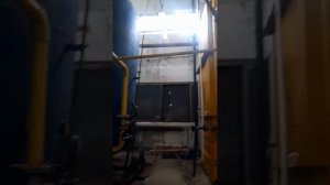 Регенерация фильтра.взрыхление.катионит внутри.