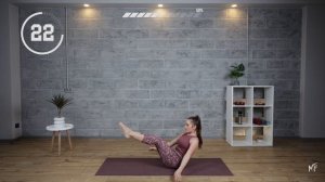 20 МИН ТРЕНИРОВКА НА КОР | пилатес | без инвентаря | дома?