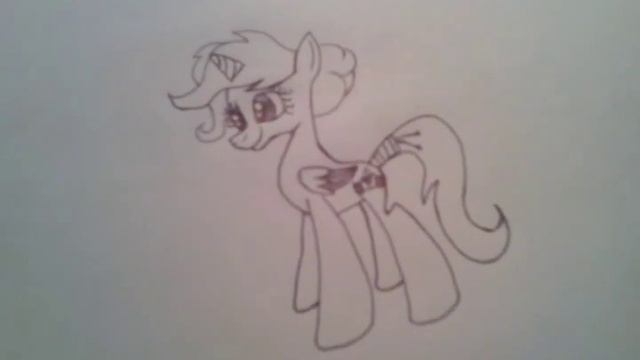 Мои рисунки пони + мой кот Персик смотреть онлайн