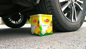 Эксперимент с автомобилем! Краш тест vs Давить колесом Чай Липтон, Воздушные Шары, Игрушки и другое!