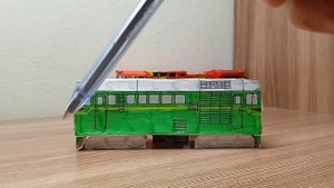 Модель М62-1003 из бумаги | Model M62-1003 made of paper.