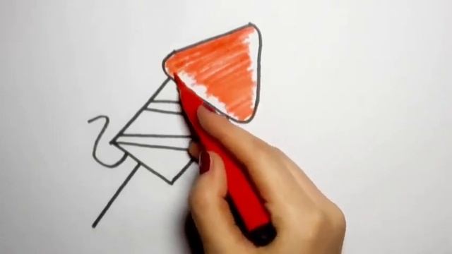 Draw a Firework for Kids \ Рисовать салют для Детей смотреть онлайн