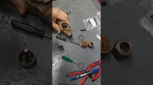 ремонт трёхходового крана vaillant