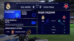 ФИФА 23 ОБЗОР МАТЧА ЛИГИ ЧЕМПИОНОВ ГРУППОВОЙ ЭТАП 6 ТУР РЕАЛ МАДРИД ПРАГА 8:0