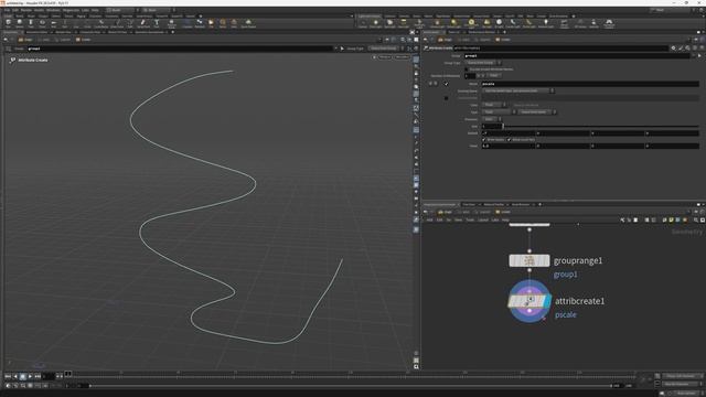 Houdini. Разбор домашки. Как сделать гофрированную трубу ? смотреть онлайн