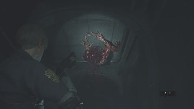 Resident evil 2 remake часть 2 Встреча с лизуном!