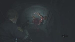 Resident evil 2 remake часть 2 Встреча с лизуном!