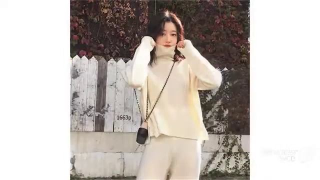 Покупки одежды с AliExpress -  Вязаный костюм