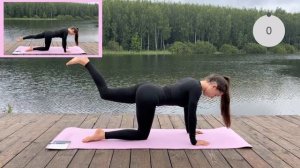 Пилатес упражнения на ягодицы 10 МИН // домашний пилате?