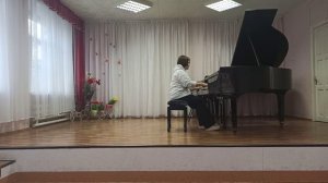 Б. Шульман. Тёмно-голубой. Мусатова Кристина. Преп. Литвинова Е. О. ДШИ 2, г. Волгоград