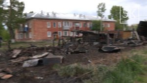 Снова пожар в посёлке Строителей🔥