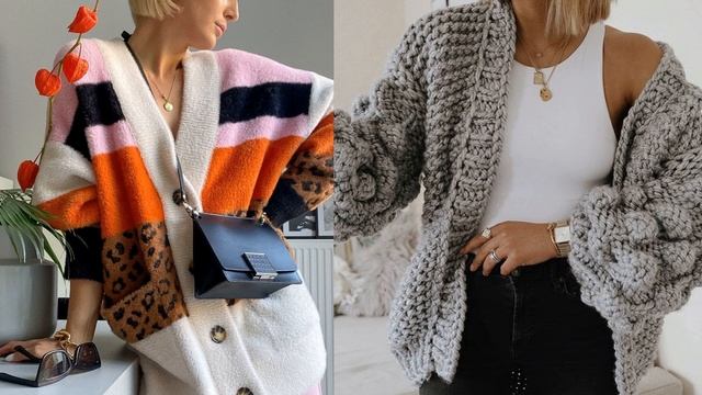 💞НЕВЕРОЯТНО ШИКАРНЫЕ ВЯЗАНЫЕ КАРДИГАНЫ ВЕСНА-ЛЕТО 💞 МОДНЫЕ ОБРАЗЫ смотреть онлайн