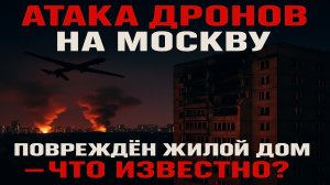 Атака БПЛА на Москву: повреждён дом на Вернадского