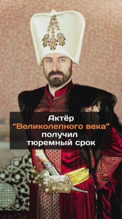 Актер из "Великолепного века" получил срок