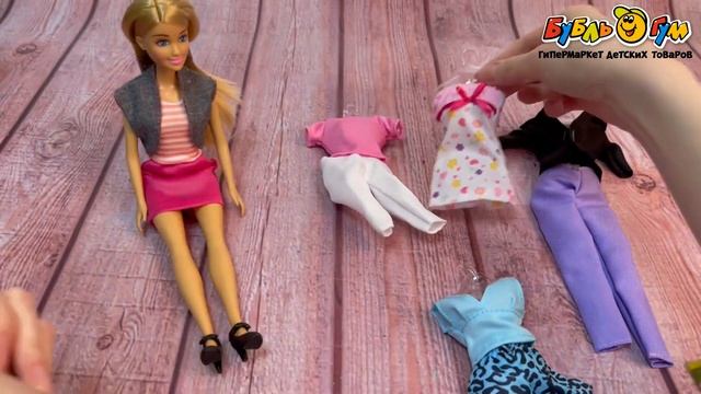 Кукла Lanson Toys с набором одежды и аксессуарами смотреть онлайн