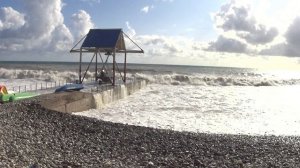 Супер волны Черного моря. После штормие