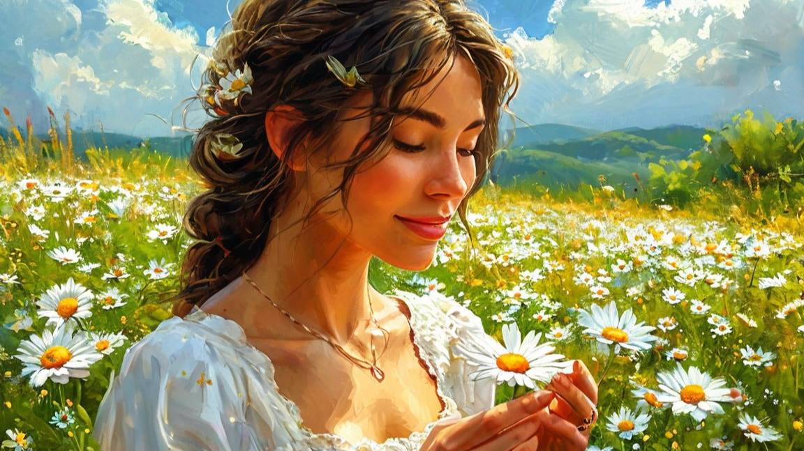©Я гадаю на ромашке-Сергей Весенин-стихи
