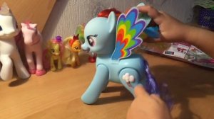 Обзор и распаковка пони Rainbow Dash. Сальто и оборот. My Little P