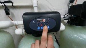 Как включить промывку на клапане Runxin