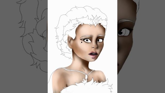 Рисунок девушки #рисунок #арт смотреть онлайн