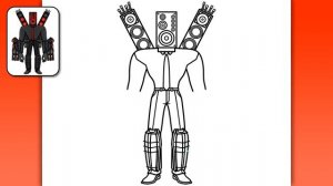 КАК НАРИСОВАТЬ БЕРНАРД БОЛЬШОЙ СПИКЕРМЕН из Скибиди Т